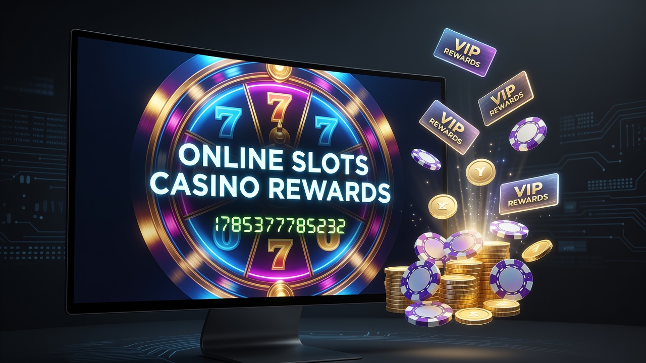 Overview of online slot reward interfaces showing bonus icons and player dashboards