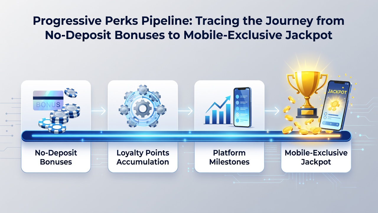 Mobile device displaying exclusive jackpot contest interface with progressive perk indicators