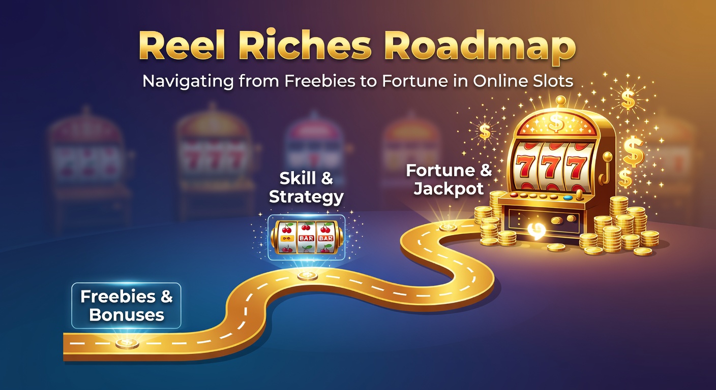Vibrant online slot reels spinning with cascading symbols and glowing bonus triggers, illustrating the excitement of progressing from free plays to major wins